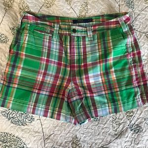 Polo plaid shorts